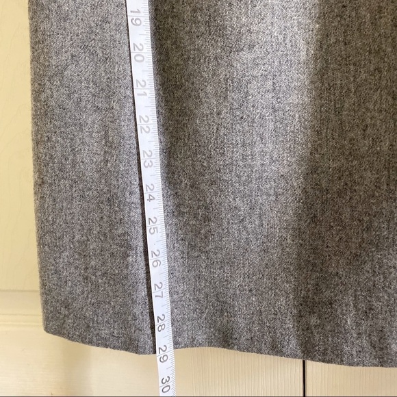 Vintage Radcliffe Gray Midi Length Wool Skirt - Picture 7 of 9